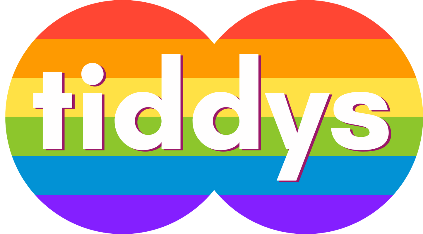 tiddy Pride sticker