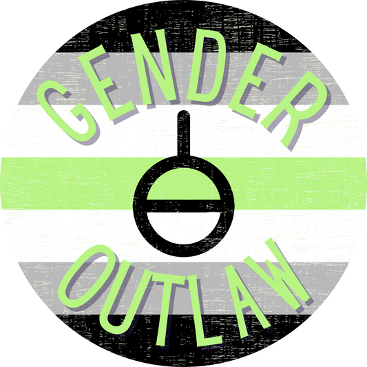 Gender Outlaw Agender Sticker