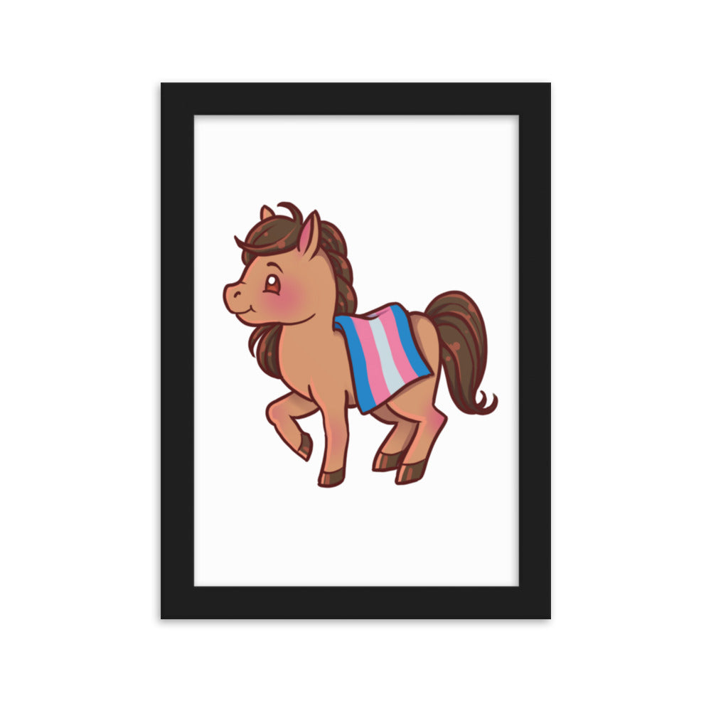 Hang it On Your Horse Framed Poster